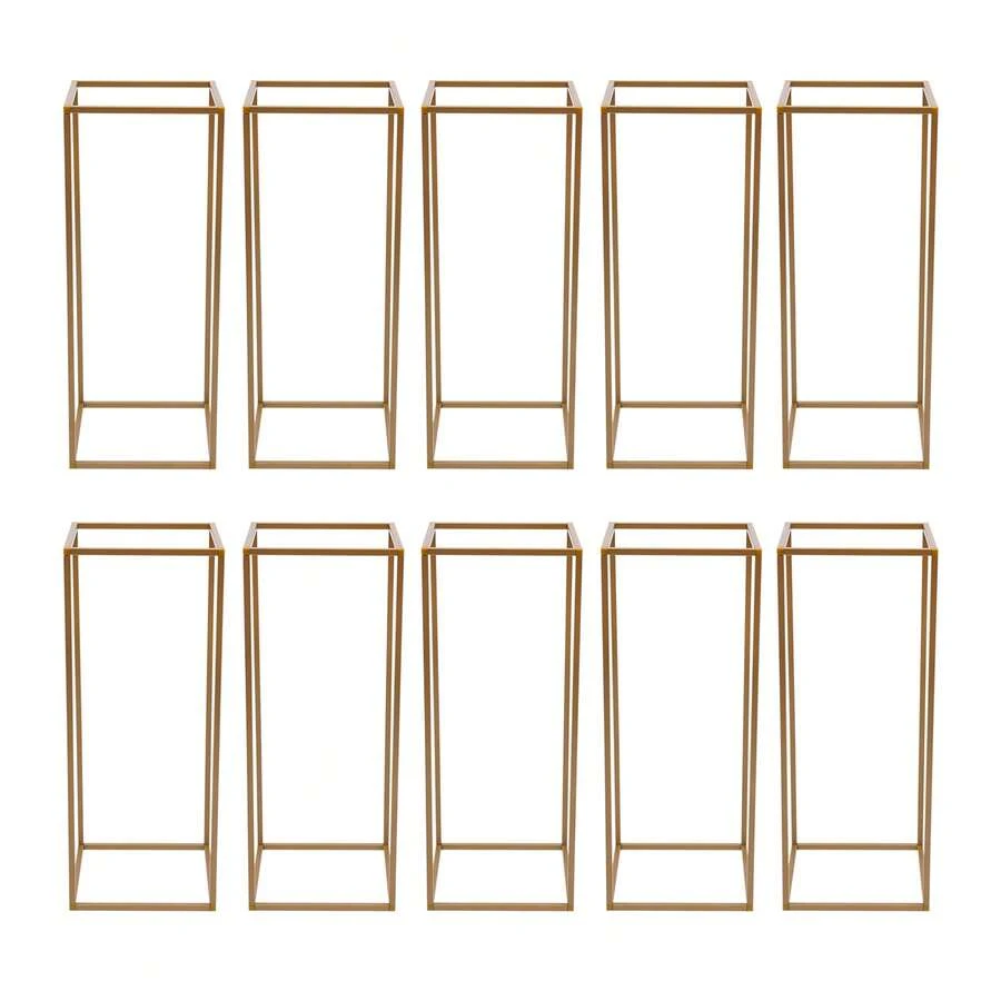 SENDERPICK 10PCs Metal Flower Stand For Wedding Table Centerpieces 23.62inch Tall Gold - Flower Stand - View 1