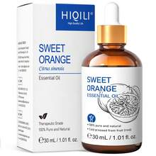 HIQILI Sweet Orange Essential Oil, Pure Fruit Essential Oil For Diffuser, Humidifier, Massage, SPA, Candle And Soap Making, DIY Home Hotel Car Fragrance-100mL/30mL/10mL - Sweet Orange - View 8