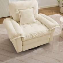 Living Room Chairs - Beige + Upholstered + 1 Seat - View 6