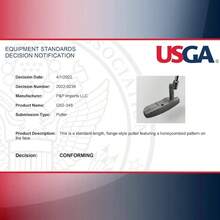 GS2 Putter U2013 Choose Oversized Grip Or Traditional Grip - 34u201D Right - Handed Mallet Putter With Milled Face - Traditional Grip - View 3