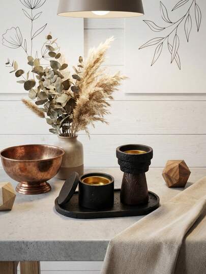 1 Pc/1 Set Resin Wood Grain Color-Blocked Incense Burner, Zen Wabi-Sabi Style Aromatherapy Incense Burner, Suitable For Dining Table, Weddings, Birthdays, Living Room, Entrance, Tea Room, Desktop Decor
