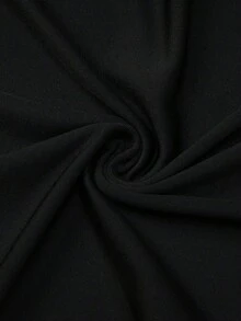 Lace Trim Corset Spaghetti Strap Maxi Gown Women's Clothing - 黑色 - 查看 6
