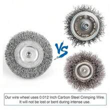 13PCS Rotary Copper Wire Cleaning Wheel Cup Brush Drill Attachment Bit Set Tool - 13PCS - View 3