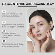 胶原蛋白肽护肤霜，面部补水、紧致肌肤、保湿霜 - Hyaluronic Acid - 查看 6