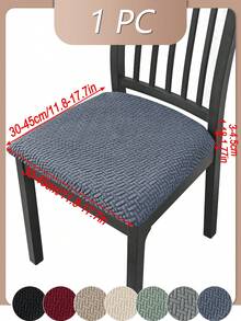 1pc Solid Color Jacquard Striped Bench Cover With Cord, High Elastic Dust-Proof Decorative Bench Slipcover, Suitable For Bedroom, Living Room, Study, Dining Room, Daily Use - Multicolor - View 11