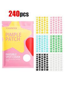 480片粉色、黑色、白色、蓝色、紫色、绿色星星图案脸部贴纸,拍照、脸部彩绘必备,适用于各种派对、聚会和娱乐活动。240/40片套装,经济实惠,可用于房间装饰、梳妆台、旅行、卧室、化妆配件、圣诞礼物、化妆工具、廉价商品、礼品、女士礼物、圣诞礼物、赠品、旅行、廉价物品、旅行必备品 - 粉色 - 查看 20