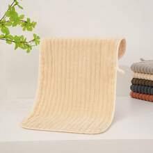 1/2pcs Coral Fleece Towel Set, Quick Drying Face Towel, Gift Beach Towel, Soft And Absorbent Hand Towel For Home, Kitchen, Bathroom, 2X Absorbency - No Shedding, No Pilling - Apricot - View 9