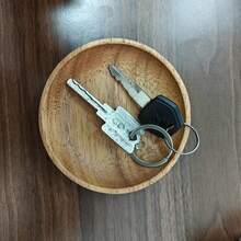 1 Peça Caixa de Armazenamento de Mesa de Madeira de Nogueira Vintage, Bandeja Organizadora de Exibição de Joias de Madeira Maciça para Chaves e Outros Itens Diversos, Decoração de Quarto - Castanho - Visão 7