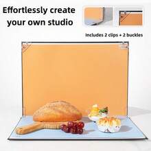 9片装摄影背景板 - 18种图案，纸板桌面背景套装，适用于珠宝、食品等 - 含收纳袋，小尺寸16英寸 x 11.5英寸，珠宝展示 | 图案背景 | 纸板背景，珠宝制作用品 - A3-淺色調水波紋木紋背景套裝 - 查看 6