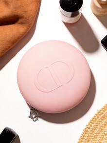 Dior Túi đựng mỹ phẩm bằng silicon màu hồng 15*15cm, túi tròn mềm mại, túi đựng đồ trang điểm, túi đựng trang sức, món quà lý tưởng cho bạn gái hoặc vợ vào ngày Valentine. - Hồng - Xem 8