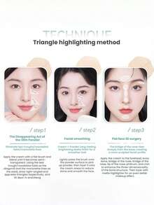 NOVO 双色高光粉，哑光和珠光妆效，自然轮廓腮红，适合日常妆容，学生适用，性价比高，派对礼物，新年、秋冬季、送给朋友、聚会礼物，Y2K风格，可爱 - 02#粉霧 - 查看 7