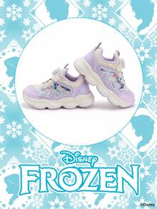 Disney 1 Pair Frozen Themed Children's Athletic Shoes, Including  Princess, Anna Princess And Arendelle Princess Sneakers, Suitable For Daily, Holiday Sports And Outdoor Wear. Comfortable, Non-Slip Soles, Breathable. - Pink - View 2