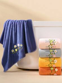 1pc Soft & Skin-Friendly Baby Bath Towel, 70*140cm - Multicolor - View 4