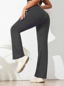 Winter Outfit,Date Night LookTop Choices For Day Gifts,New Style Sport Pants -  Must-Have For Women.Sport Base Layer Pants For Running And Yoga - Xám - Xem 3