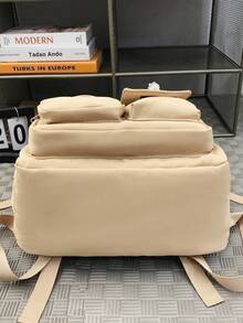 Ba lô nylon đựng laptop 15.6 inch, nhiều ngăn, nhẹ, thích hợp đi học, đi làm, chơi thể thao ngoài trời, làm quà tặng. - Nhiều màu - Xem 11