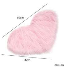 1 件心形方形毛绒美甲垫，摄影背景豪华摄影道具美甲垫桌面，摄影珠宝展示美甲工具 - 彩色 - 查看 14