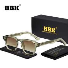 HBK Nuevas gafas de sol CP+PC, diseño minimalista y casual con remaches especiales, marco grande con estilo retro fresco y cool para hombres y mujeres, adecuadas para fiestas, playas de verano, regalos de vacaciones, viene con empaque completo - K40270 - Ver 23