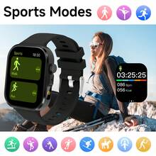 Unisex Smart Watch With Flashlight, Music Control, Bluetooth Call, Camera, Incoming Call Alert, Best Gift Choice, Most Popular Smart Watch - Multicolor - View 4