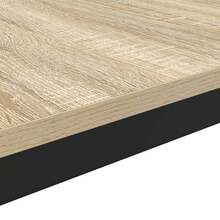vidaXL Couchtisch Sonoma 40 x 40 x 36 cm Holzwerkstoff - Grau - Übersicht 8