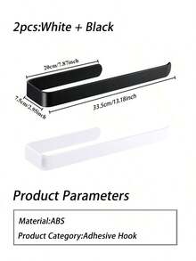 Self-Adhesive Paper Towel Holder, Suitable For Use As Bathroom Towel Bar Or Wall-Mounted Towel Ring, No Drilling Required - Multicolor - View 14