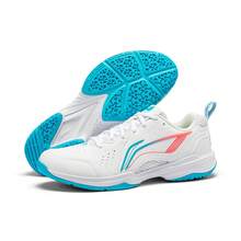 LI-NING Badminton Shoes ALMIGHTY V 2.0 All-Rounder Men's And Women's Professional Badminton Practical Training Shoes AYTU001 - 白色 - 查看 2