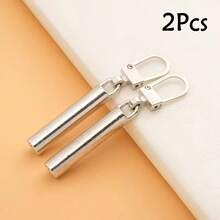 Detachable Cylindrical Metal Zipper Pulls, Replacement Zipper Sliders For Bags, Shoes And Clothes, DIY Sewing Zipper Heads - Multicolor - View 15