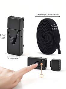 免系鞋带，配有2个金属扣，弹性扁平圆形鞋带扣，适用于任何鞋型，轻便时尚，松紧度可调节，防滑扣设计，易于穿脱，适合日常穿着和特殊场合，节日礼物，必备鞋履配件，鞋架，收纳神器，毕业典礼，祝贺毕业，毕业派对 - 彩色 - 查看 6