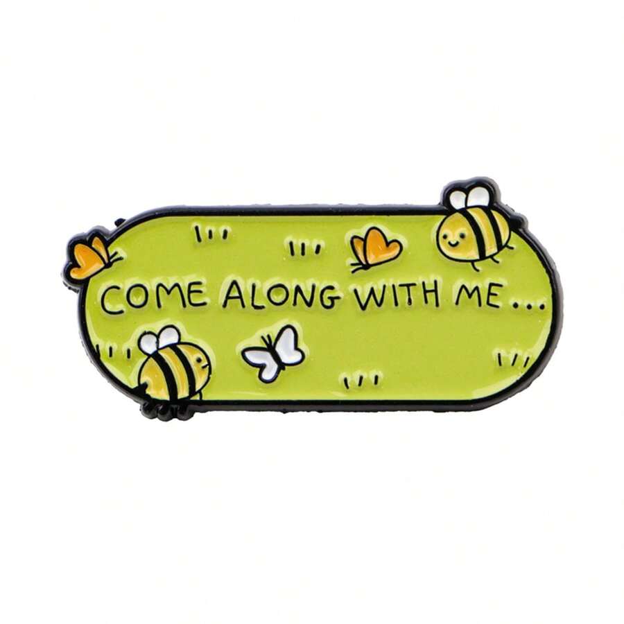 1pcs Cute Bee Cartoon Badges On Backpack Brooches Hat Lapel Pins - 1pcs - View 1