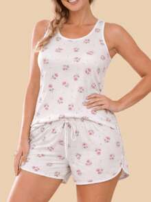 FEMINNITA Baby Doll Isabel Swimming Tank Top - White - View 3
