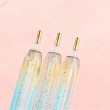 3pcs 5D Diamond Painting Cross Stitch Pointed Diamond Pen Accessories - DIY Diamond Painting Tools - Plastic Material - Pointed Diamond Pen Type - Multicolor - View 2