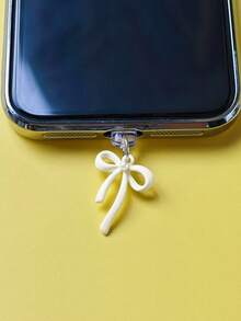 Bow Knot Dust Plug, Rubber Stopper For Charging Port & Data Port, Compatible With Apple & Type-C Phones - Multicolor - View 13