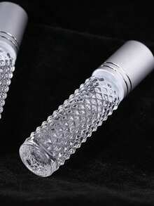 1/4 Pcs Botol Roller Kaca Bening Tebal Warna Perak, Wadah Travel 10ml Isi Ulang yang Dapat Digunakan Kembali Anti Bocor dengan Bola Roller, Pipet, Kepala Pompa & Corong - Set Botol Roller Kaca untuk Sampel dan Pencampuran Isi Ulang, Desain Bergaya dan Sederhana, Cocok untuk Penggemar Aromaterapi, Parfum Travel, Minyak Esensial dan Minyak Tubuh - MultiWarna - View 7