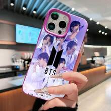 Estuche para teléfono con exhibición artística de  con diseño gráfico multicolor Compatible con varios teléfonos  y modelos de , incluidos  17,  16 Pro Max,  15 Pro Max,  13 y  12 Hecho de material de TPU duradero que brinda protección contra golpes y caídas Regalo ideal para amantes de la música y fanáticos de - Morado - Ver 2