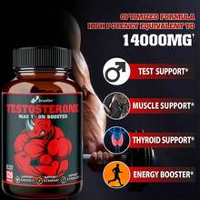 Bcuelov Dietary Supplement - Contains Tongkat Ali Root, Saw Palmetto Powder, And Maca Root - 120 Capsules - 1瓶 - 查看 4