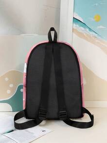 1pc, Customized Name Backpack, Can Be Customized According To Your Unique Design, Perfect For Children, Print Your Own Name Or Print Your Sister's And Classmates' Names As A Gift To Give To Others - Multicolor - View 11
