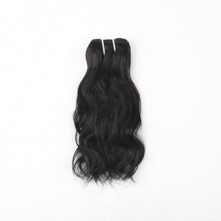 Natural Wave Bundles Human Hair Weave Bundle 1pc/3PCS Remy Hair Bundles Natural Hair Extensions Human Hair Natural Color - Black - View 12