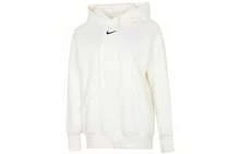 Nike Sportswear Phoenix 刷毛純色 Logo 印花抽繩套頭運動衫 女款 白色 - 白色 - 查看 15