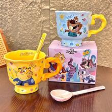 Disney Cốc sứ Zootopia 12oz dùng đựng súp, kem, ngũ cốc, cháo yến mạch | Cốc cà phê espresso, cà phê có caffeine, đồ uống | Vật dụng dễ thương cho gia đình và nhà bếp - Nhiều màu - Xem 2
