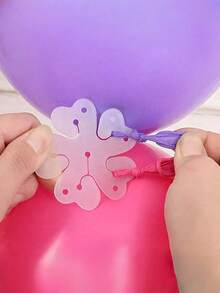 50个气球夹，多功能环，适用于婚礼、圣诞节、万圣节、新年、情人节和日常庆祝活动 - 透明色 - 查看 5