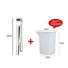 1.8 英寸（约 4.5 厘米）硅胶威士忌冰球模具，易灌装漏斗盖设计，方便装填和取出 - 6 个圆形硅胶冰球托盘模具，适用于鸡尾酒和波本威士忌 - 彩色 - 查看 21