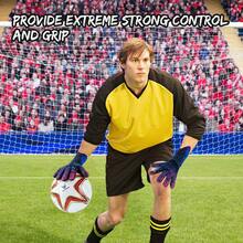 Soccer Goalie Goalkeeper Gloves For Adults Football Gloves With Strong Grips Palms - Multicolor - View 7