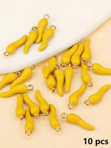 [Quantity] Pcs Vivid Multicolor 3D Red Chili Pendant, Suitable For DIY Earrings, Necklace, Bracelet And Keychain - Spicy Style Jewelry Making Accessories, Jewelry Making Charm - Chili - View 69