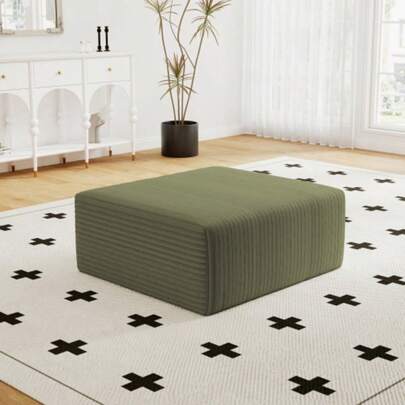 Square Sofa Ottoman No Assembly DIY Sofa Chairs For Balconies, Living Rooms, Bedrooms
