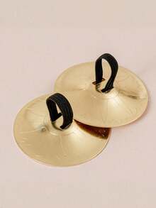 Professional Belly Dance Finger Cymbals, Finger Cymbals, Professional Finger Cymbals, Percussion Instrument Finger Cymbals, Dance Finger Instrument, Copper Teaching Auxiliary Tool, Belly Dance Fingers, Copper Instrument, Belly Dance Finger Dance Accessories, Percussion Instrument, Rhythm Maker, Small Instrument, Suitable For Dancer Parties, Dance Hall Entertainment - Multicolor - View 7