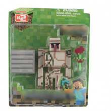 Minecraft 我的世界毛绒玩具系列 - 苦力怕、末影龙、史蒂夫、铁傀儡装饰玩具 - 彩色 - 查看 4