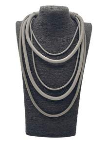 MARLIWOO 1pc Gothic Multi-Layer Coil Decor Necklace, Unique Punk Style Fashion Party Accessory For Women - Multicolor - View 6