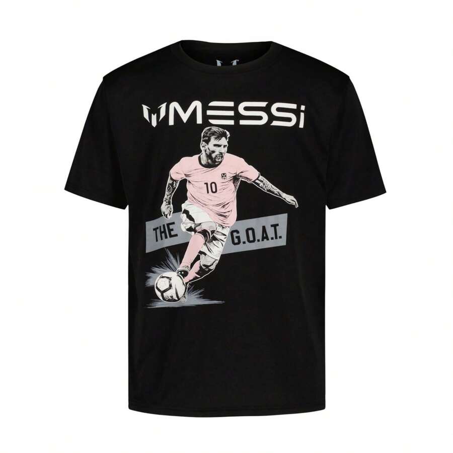 Messis Kicking Black T-Shirt - màu đen - Xem 1