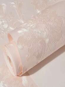 1pc Self-Adhesive Wallpaper, Warm Girl's Bedroom Wallpaper Wall Sticker, 3D Stereoscopic Wall Decal, Room Background Wall - Multicolor - View 31