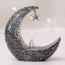 复古金属新月形烛台，适合家居装饰、桌面摆设，可放置于餐厅、客厅、卧室增添氛围，是斋月和中秋节的必备装饰品。 - 彩色 - 查看 12