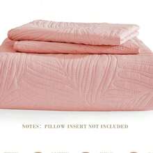 3 Pcs Bed Comforter Set,Queen Comforter Set,Edredones Para Cama Queen Size Quilt Bedding Set,Army Green Lightweight Microfiber Quilt,Modern Geometric 3-Piece Set(1 Quilt+2 Pillow Shams) Queen/Full 90''X96'' Soft Skin-Friendly Breathable Warm Fluffy Cozy Plush All-Season Holiday Bedding For Bedroom Home Living Room Dorm Apartment Decor - Baby Pink - View 6